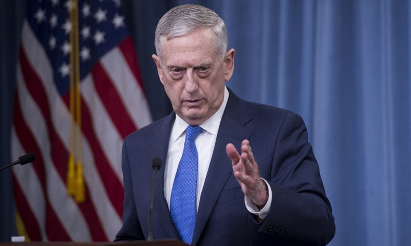 US wants diplomatic fix for North Korea crisis: Mattis