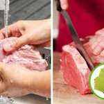 Food items that you shouldn't wash before cooking