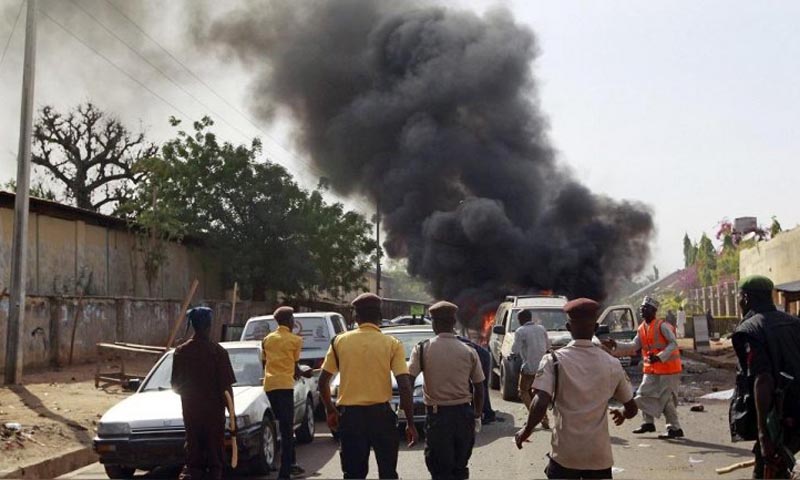 Five dead in suicide bombing in Nigeria mosque: militia