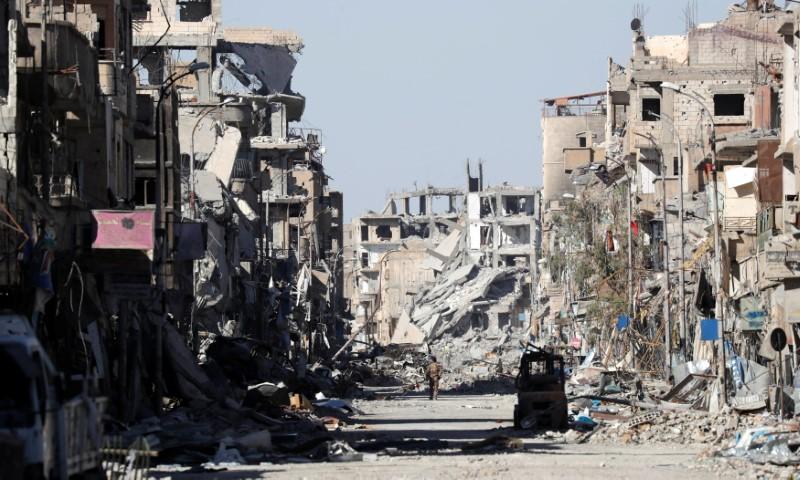 Russia accuses U.S.-led coalition of 'barbaric' bombing of Syria's Raqqa
