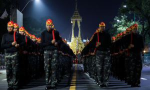 Thailand rehearses lavish $90 million funeral for late king