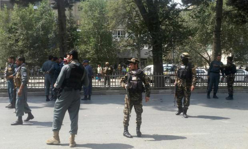 Bombing in Afghanistan sets fire to bus, killing 8