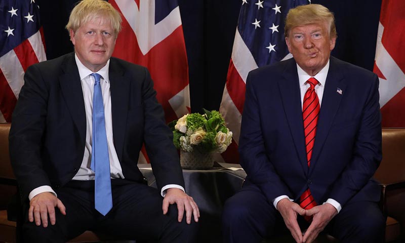 UK PM Johnson implores Trump: please keep out of election