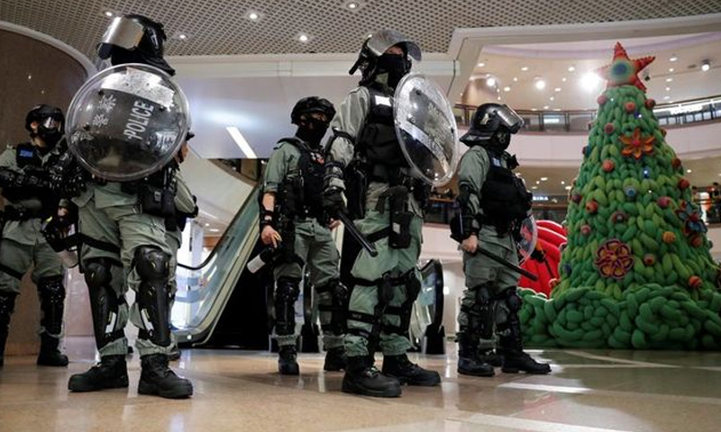 'It doesn't matter if it's Christmas': Hong Kong pro-democracy activists keep up protests