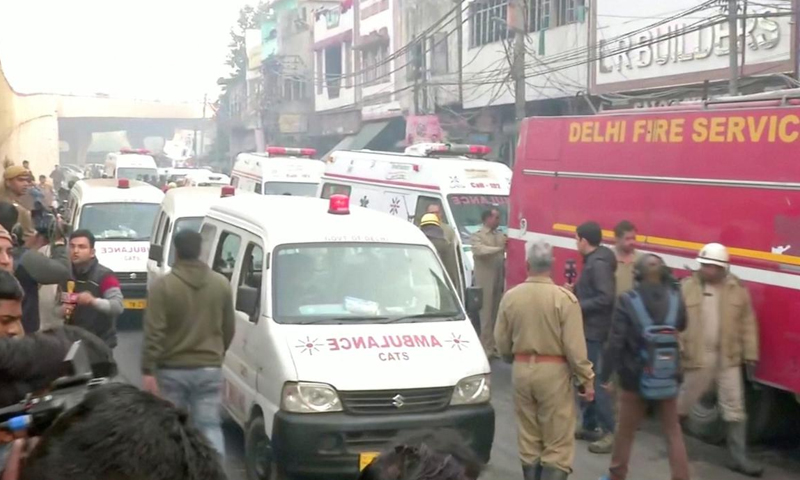 Fire at New Delhi factory kills 43