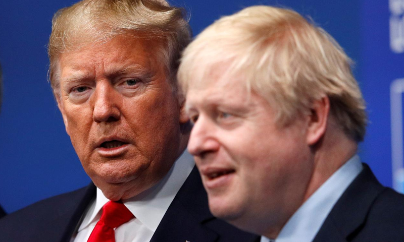 Trump invites UK's Johnson to White House in new year: British media