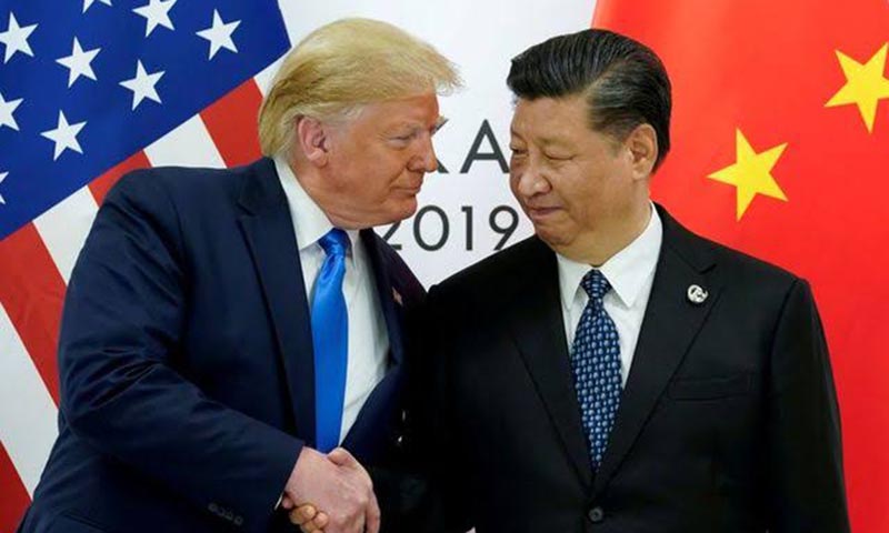 Trump says talked with China's Xi on trade deal, Hong Kong, North Korea