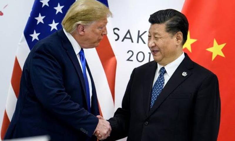 Trump says on verge of China trade deal