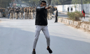 Shot fired at Delhi protest against citizenship law, one wounded