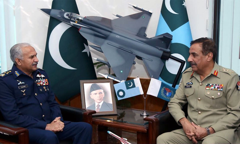 CJCSC, Air Chief discuss matters of professional interest