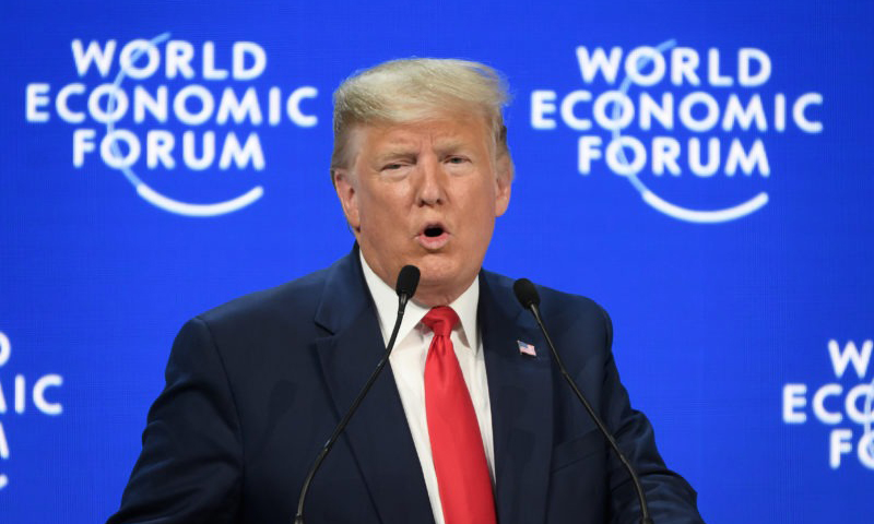 Trump tears into environmental 'prophets of doom' at Davos forum