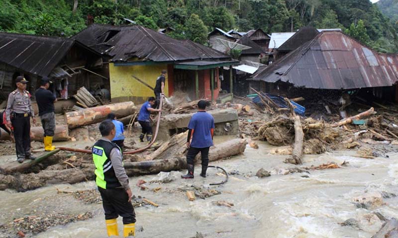 6 killed, 3 missing as floods hit Indonesia's North Sumatra