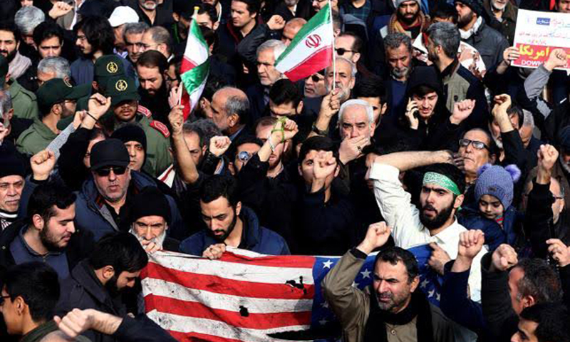 Tens of thousands rally in Iran capital against US 'crimes'