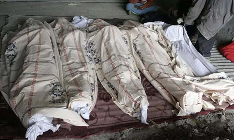 Seven people of family killed over marital dispute in Matiari