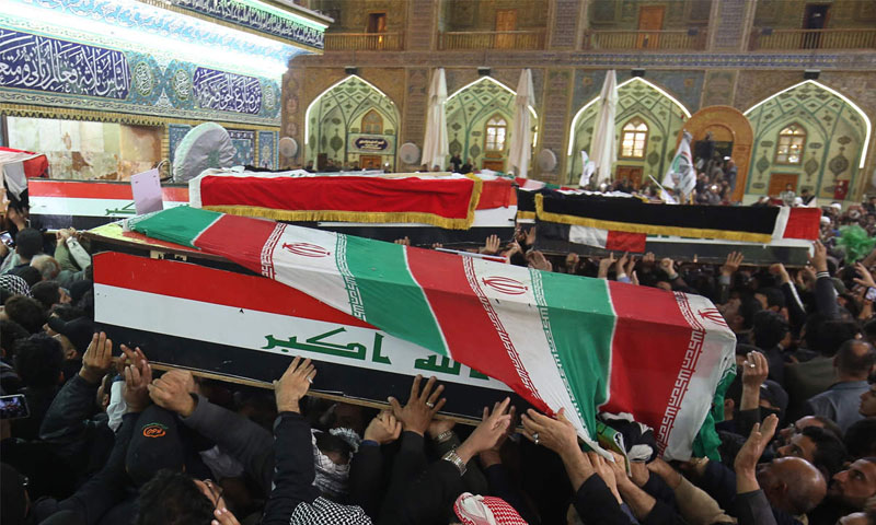 Body of Iranian commander killed by U.S. strike in Iraq returned to Iran