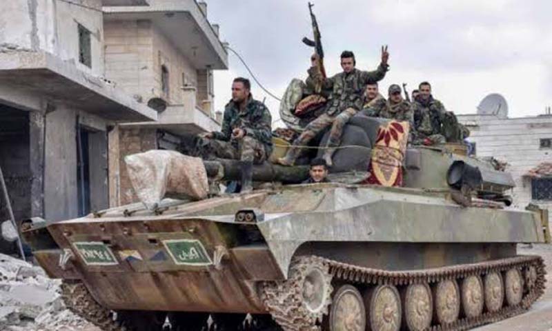 Syria regime on verge of recapturing Idlib highway town