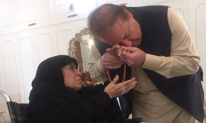 Nawaz Sharif's mother arrives in London to meet ailing son