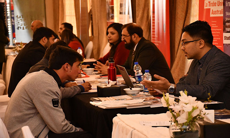 AEO Australian education expo attracts hundreds of students in Islamabad