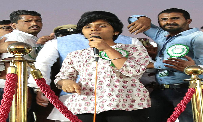 Indian girl slapped with sedition case after chanting &lsquo;Pakistan zindabad&rsquo; at anti-CAA rally