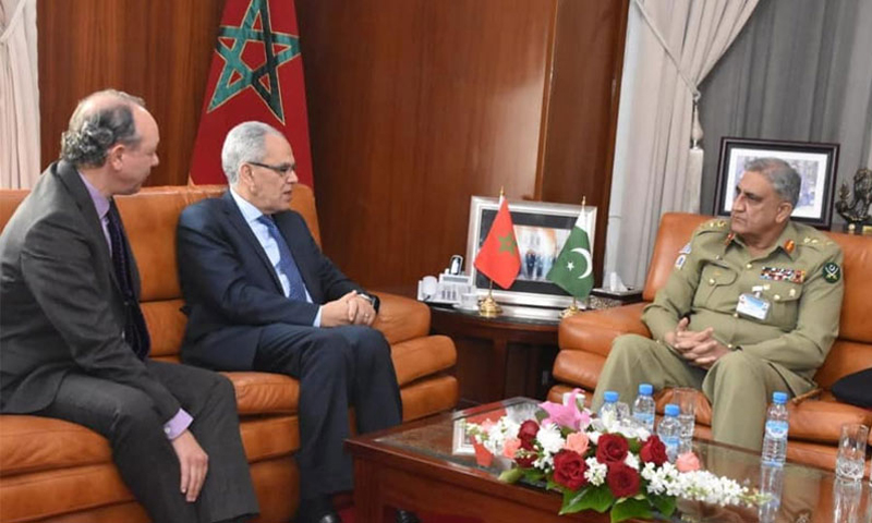 COAS, Morocco's minister discuss matters of mutual interests, bilateral defence