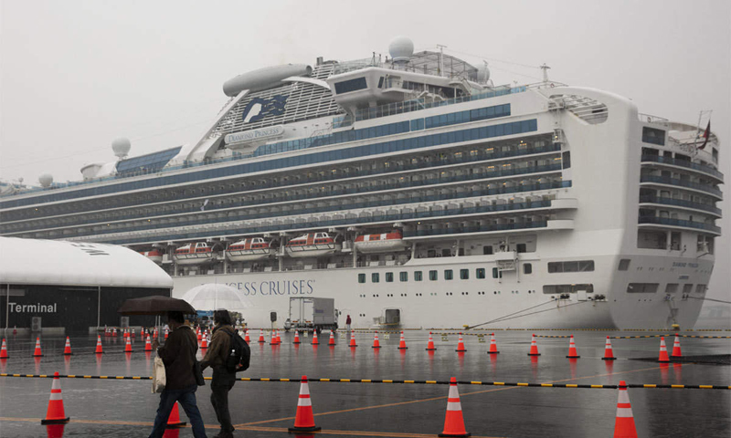 Another 70 people test positive for coronavirus on ship in Japan