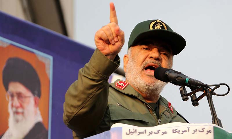 Iran will strike U.S., Israel if they make the slightest mistake: Iran Guards commander