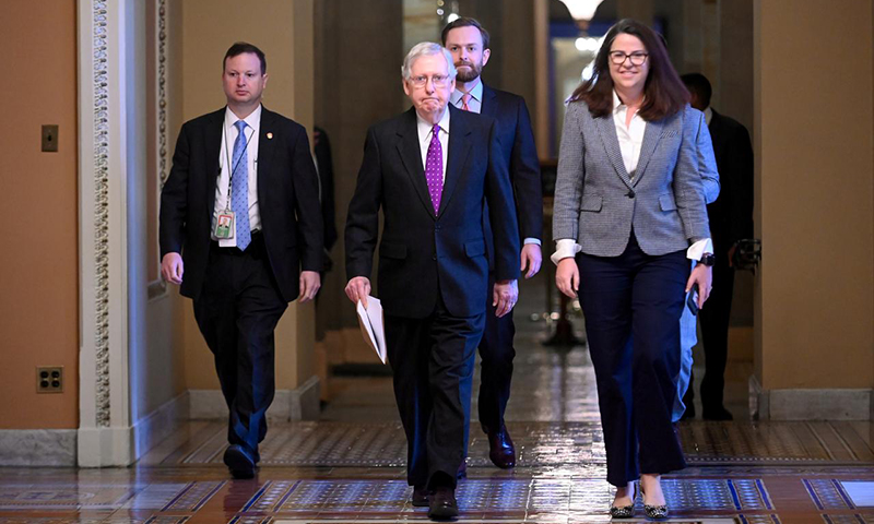 Top Republican urges fellow senators to acquit Trump to stop 'factional fever'