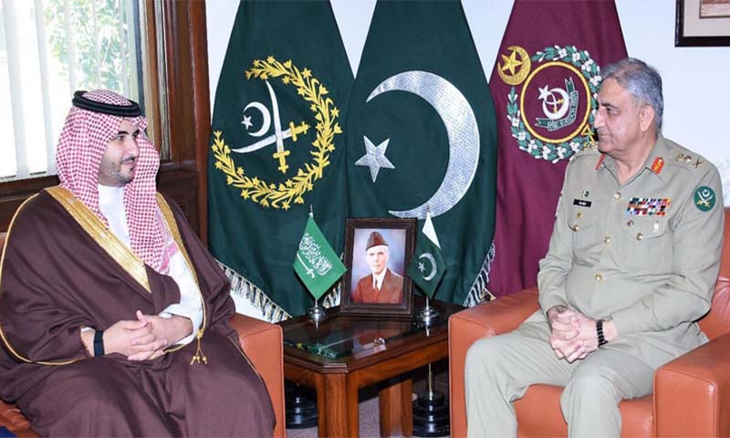 COAS, Saudi Deputy Minister of Defence discuss defence, security cooperation