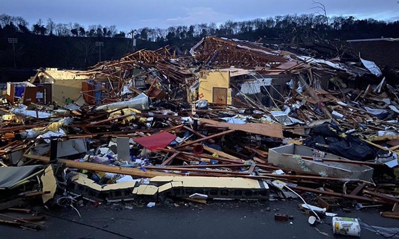 At least 22 dead in US state of Tennessee following tornadoes