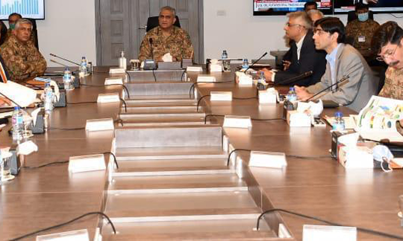 COAS visits NCOC, briefed about implementation of NCC decisions