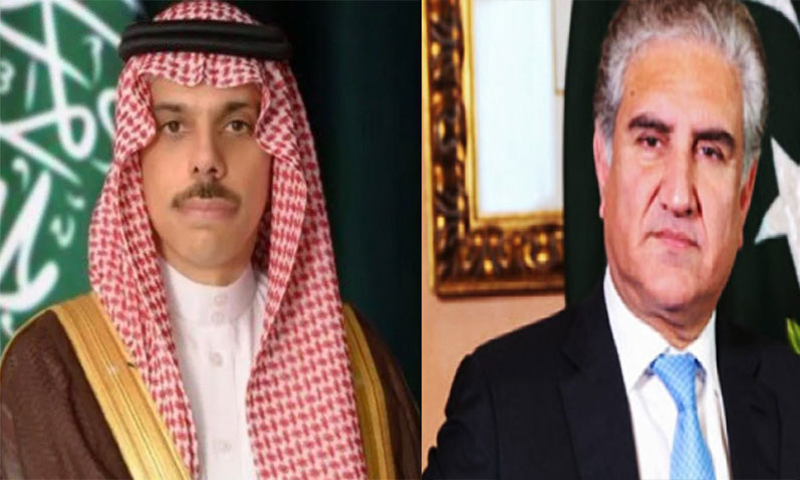 FM Qureshi phones Saudi counterpart discuss coronavirus pandemic