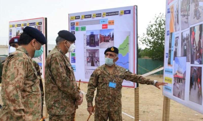 Army chief briefs on security, COVID in Quetta visit