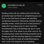 People are calling out this LUMS professor for being abusive towards students