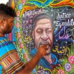 Pakistani truck artist pays tribute to George Floyd, paints stunning mural