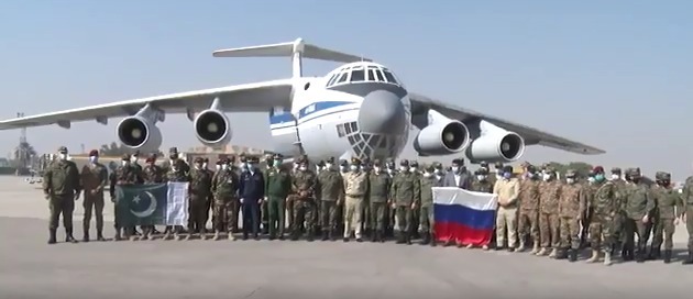 Russian forces arrive in Pakistan for joint military drills
