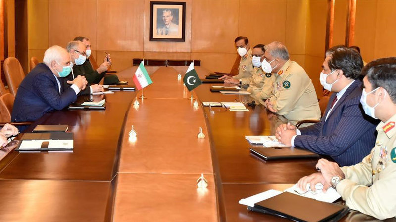 Iranian FM, COAS discuss matters of mutual interest