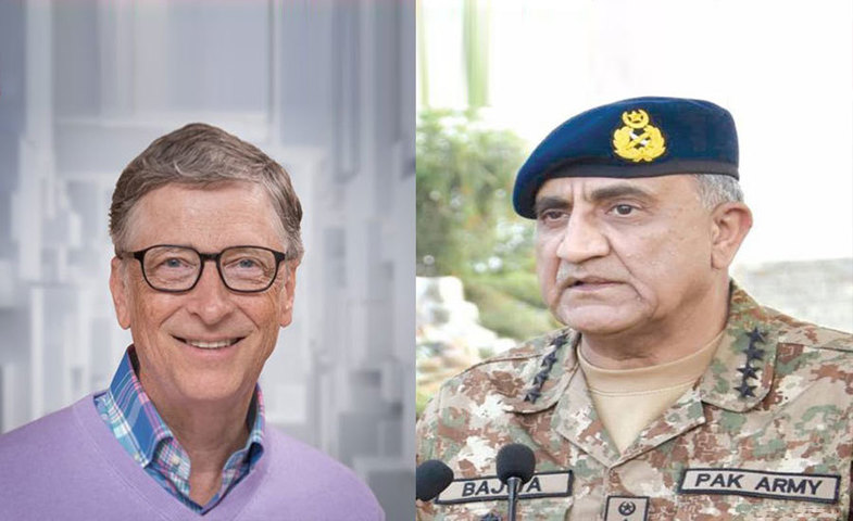 Army Chief, Bill Gates discuss Pakistan's polio campaign, coronavirus response