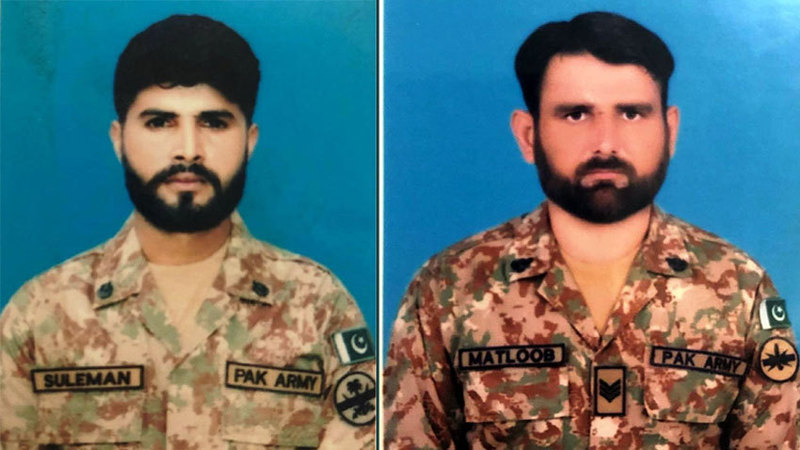 Two soldiers martyred in exchange of fire with terrorists in South Waziristan
