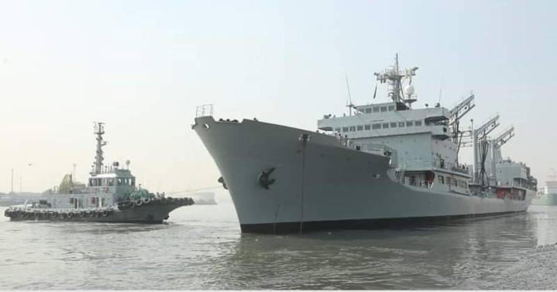 PNS NASR sails for African countries with mission to help them on humanitarian basis