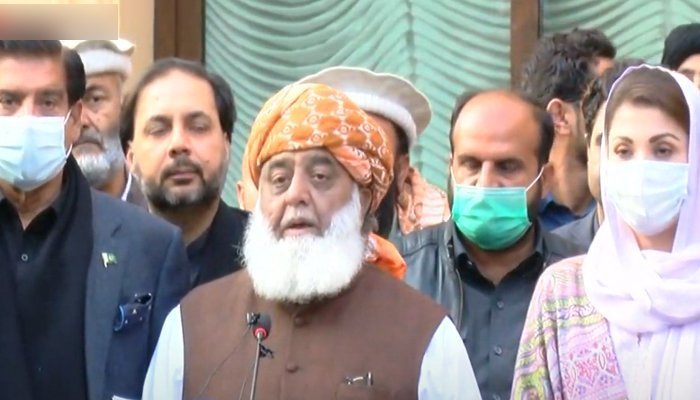 Fazl announces to continue protest movement till govt's resignation