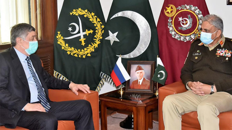 COAS, Russian Presidential Envoy to Afghanistan discuss Afghan Peace Process