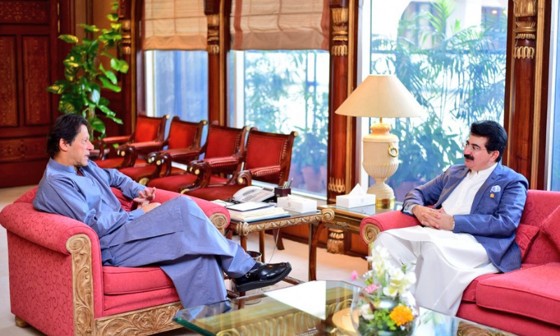 PM nominates Sadiq Sanjrani as candidate for slot of Chairman Senate