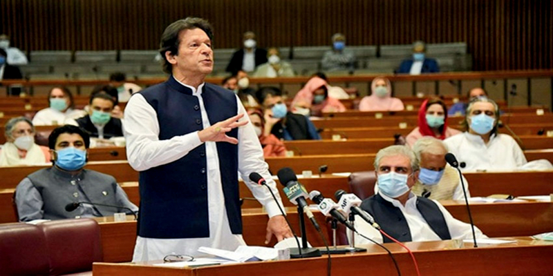 Prime Minister Imran Khan secures vote of confidence