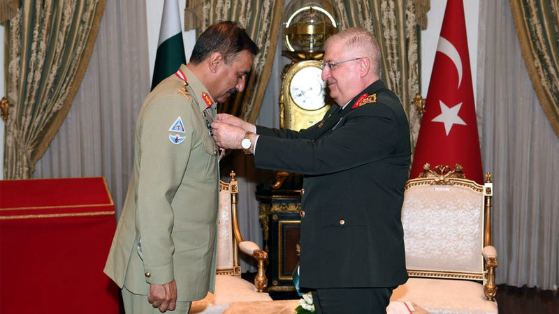 CJCSC conferred Turkey&rsquo;s highest military award