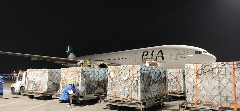 PIA planes carrying one million doses of COVID-19 vaccine from China arrived