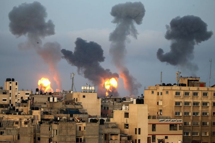 Israel air strikes kill 42 Palestinians, rockets fired from Gaza