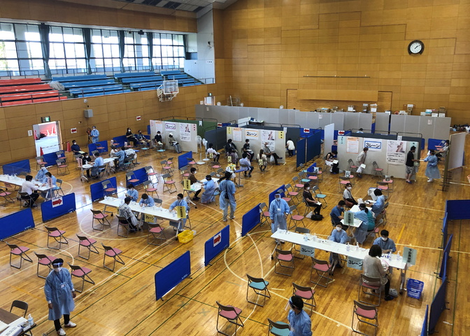 Japan city uses tsunami lessons for COVID-19 vaccinations