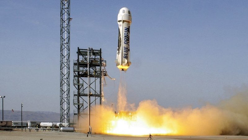 Bid of $28 million wins a rocket trip to space with Bezos