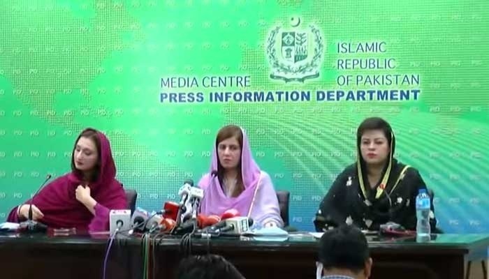 PTI's female leaders defend Khan after controversial rape remarks