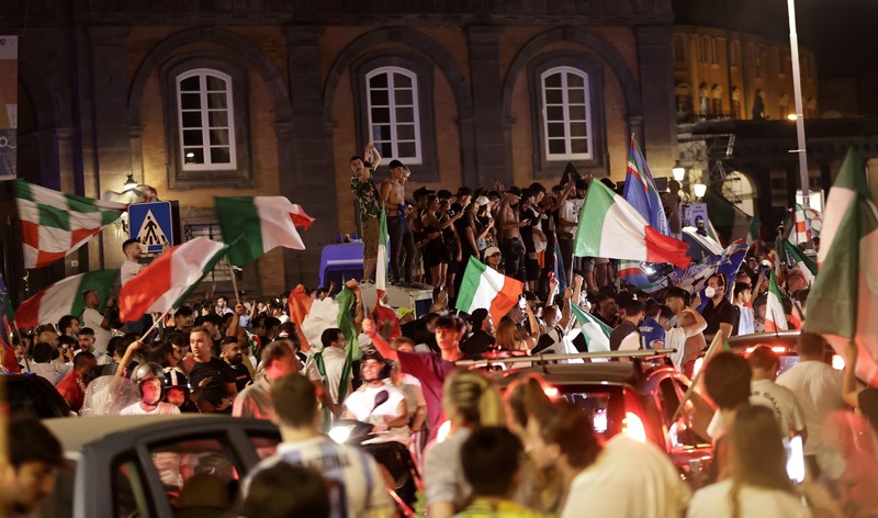 Italy erupts in celebration after Euro soccer triumph